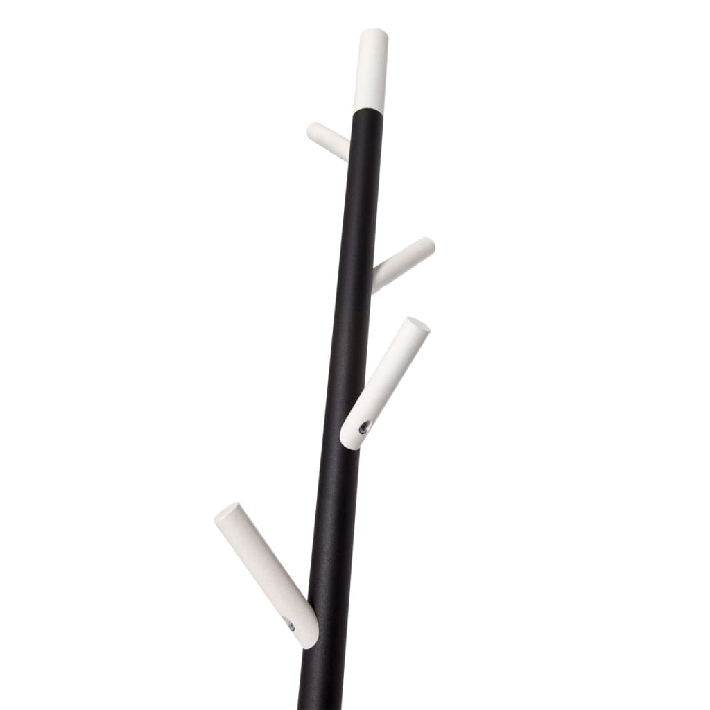 V-deel kapstok linair staand met 4 haken 180 cm wit
