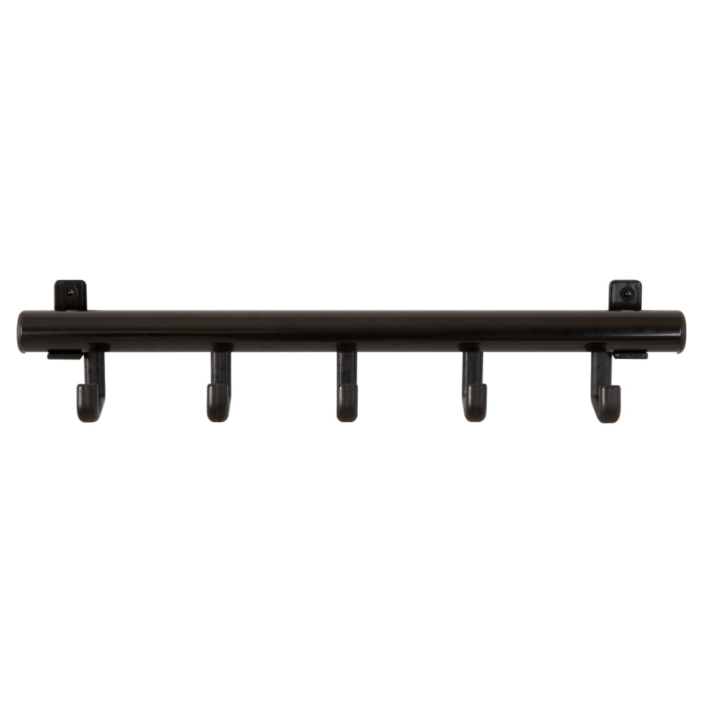 V-part kapstok met 5 haken techno 5 zwart