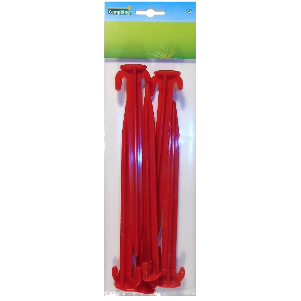 Campingking 6x kunststof tentharing 20cm