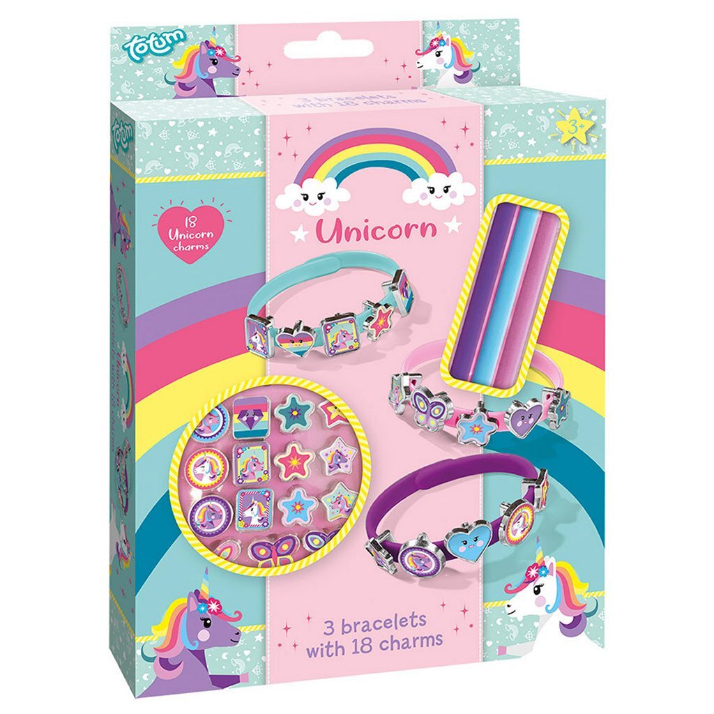 Totum eenhoorn - armbandjes met bedels