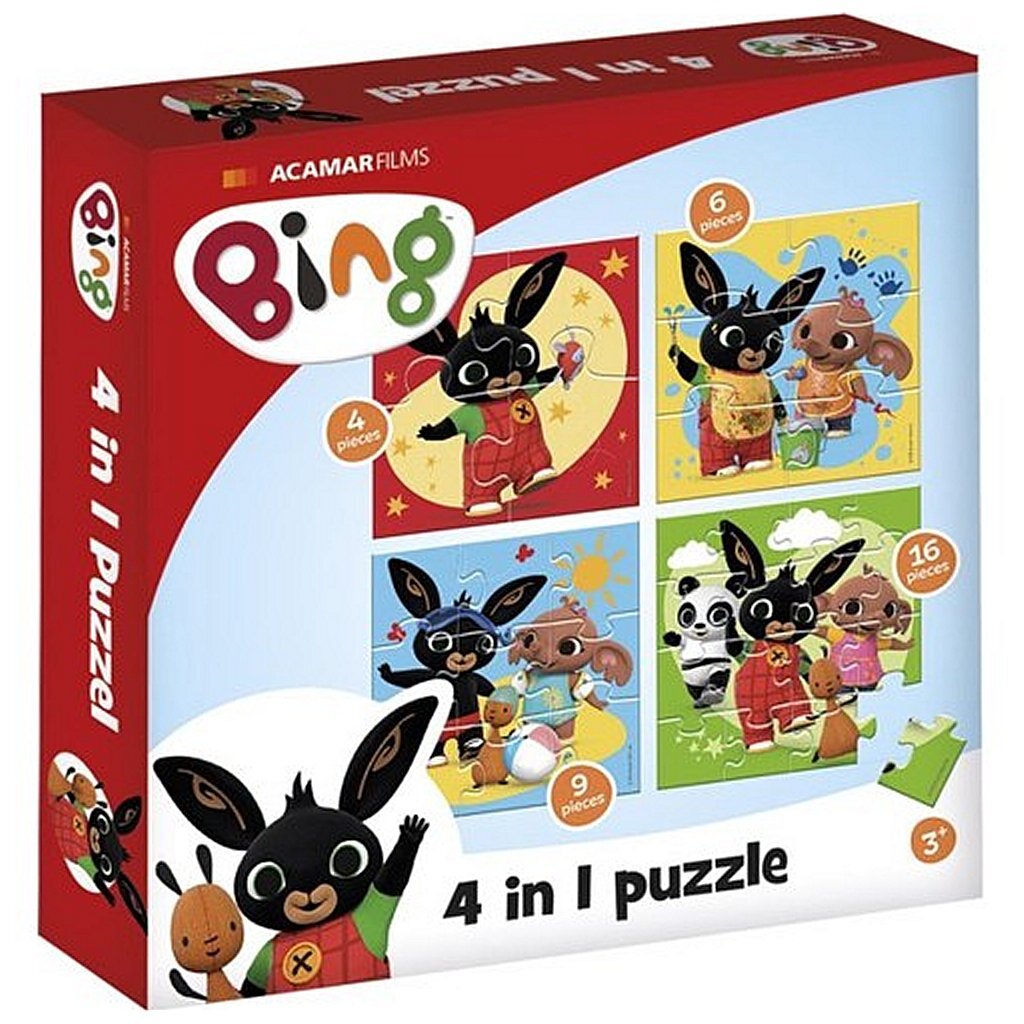 Bambolino speelgoed bing puzzel, 4in1