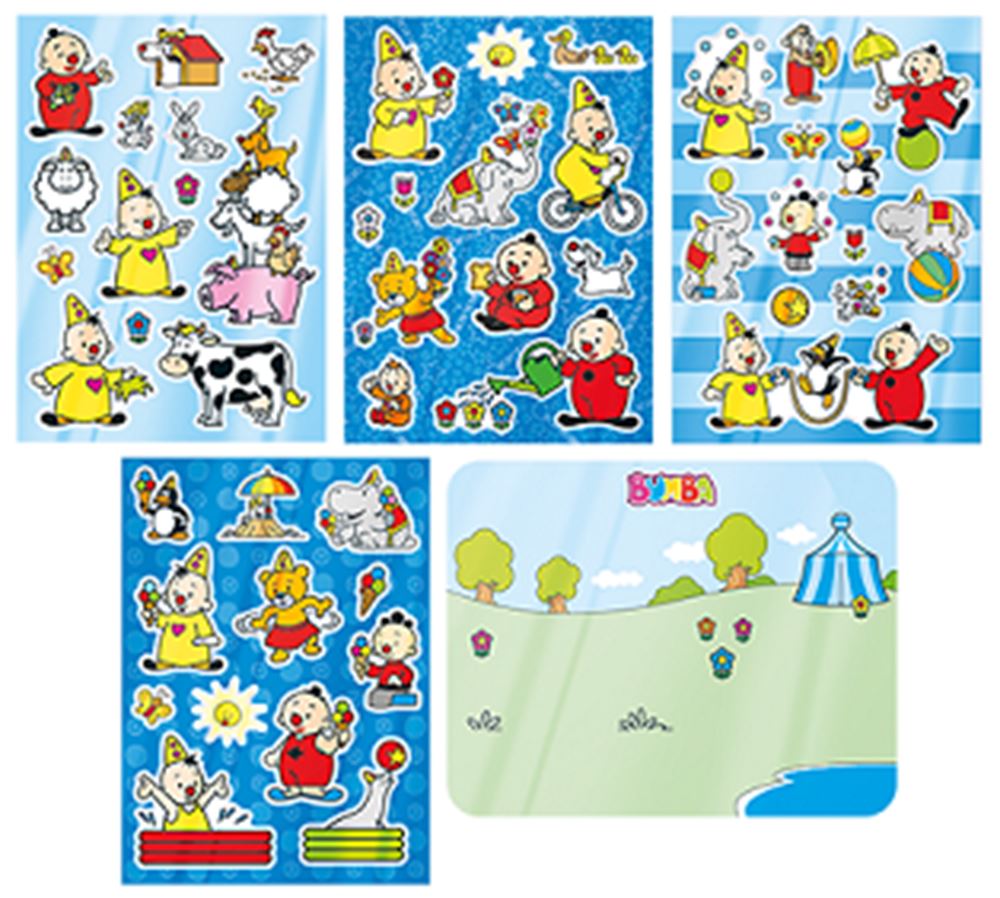 Bambolino speelgoed bumba raamstickers
