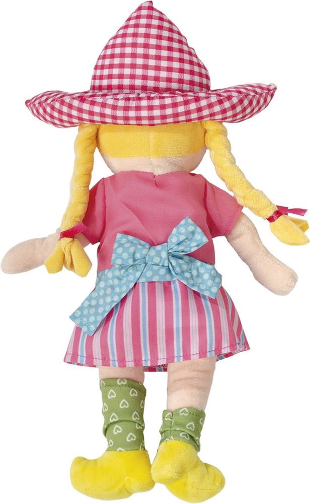 Bambolino speelgoed knuffel pluche fien en teun - boerin fien, 35cm