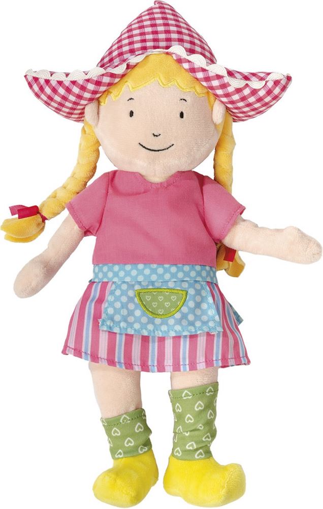 Bambolino speelgoed knuffel pluche fien en teun - boerin fien, 35cm