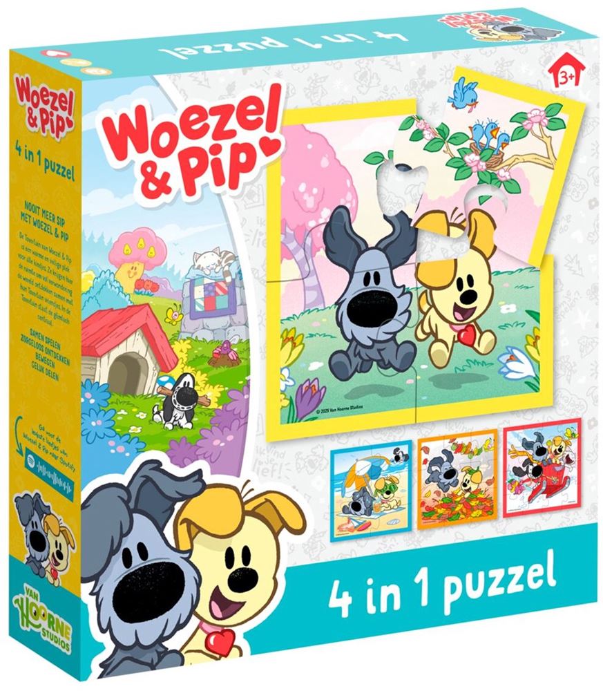 Bambolino speelgoed woezel pip 4-1puzzel