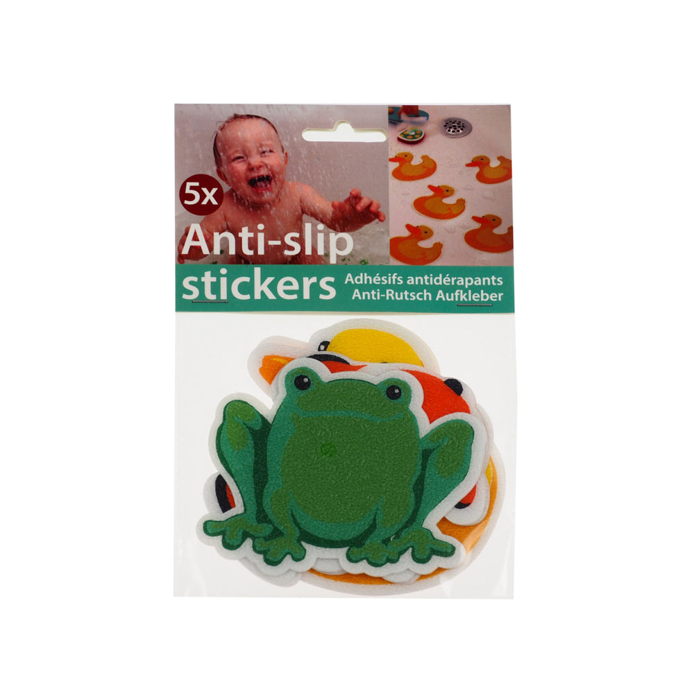 Basic 5 antislipstickers voor in bad