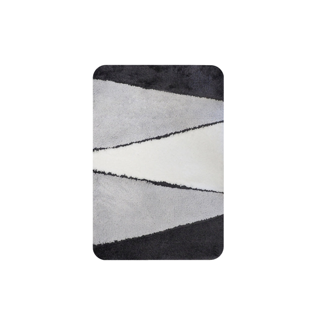 Hollands huis dijon badmat 60 x 90 cm grijs