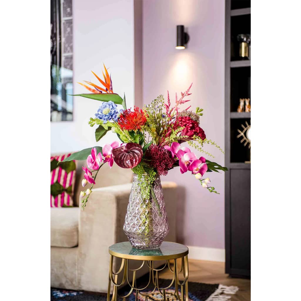 Emerald kunstboeket exotische mix