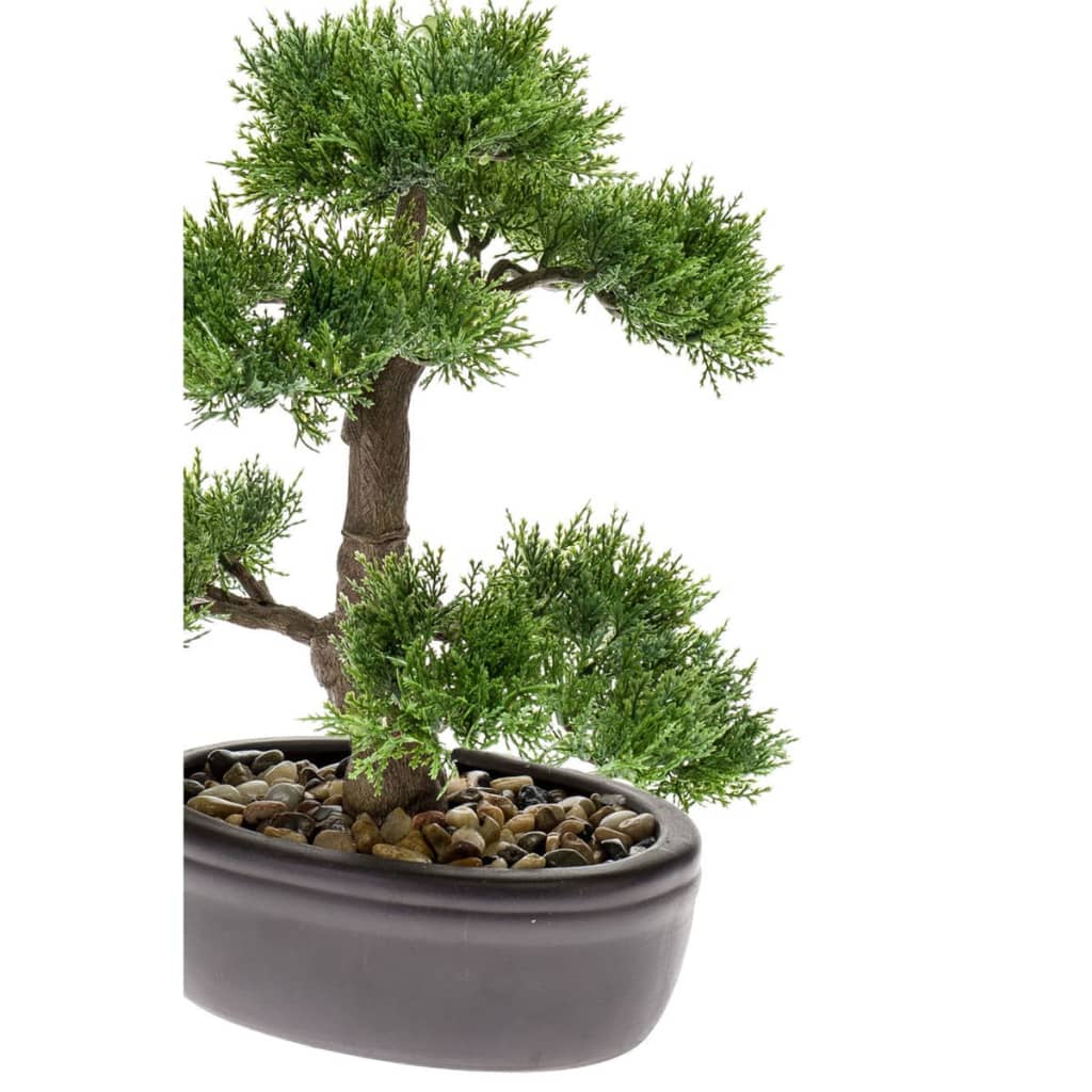 Emerald Emerald Kunstplant ceder bonsai groen 32 cm 420001