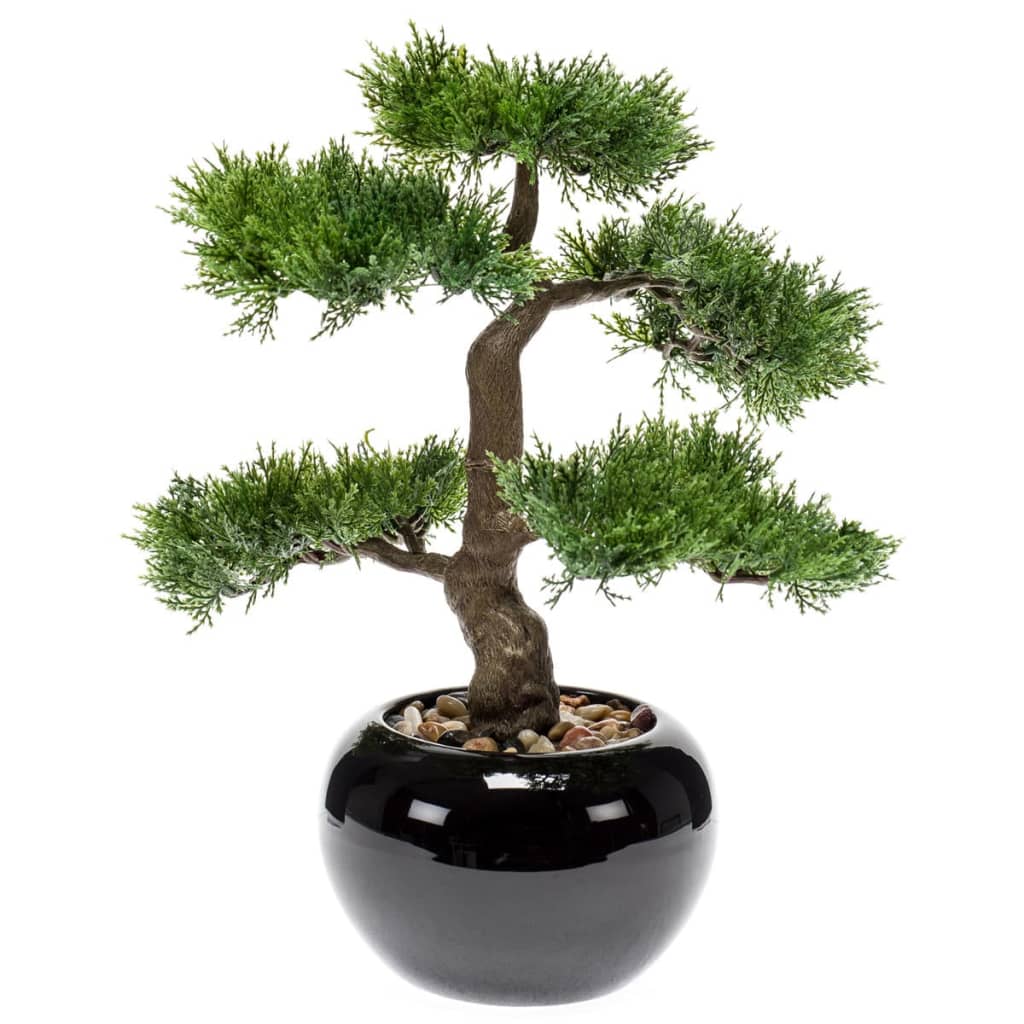 Smaragd kunstplant ceder bonsai groen 34 cm 420001
