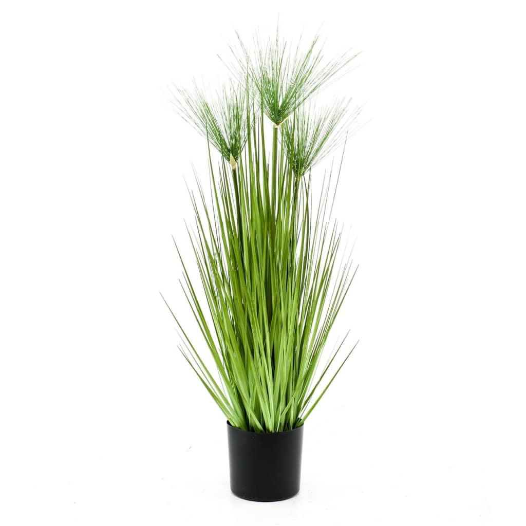 Smaragdgroene kunstplant in pot haspan cyperus 75 cm