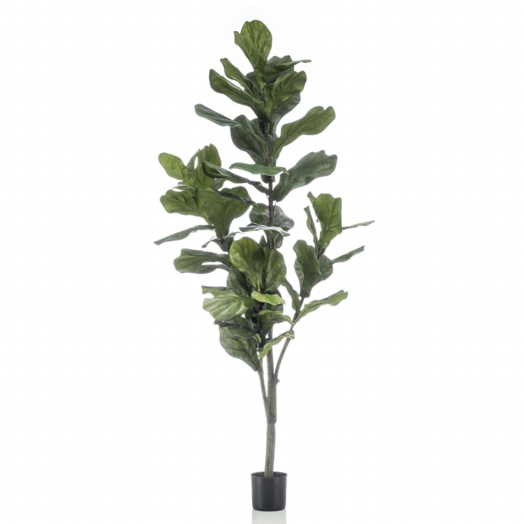 Smaragd kunstplant vioolbladplant 160 cm