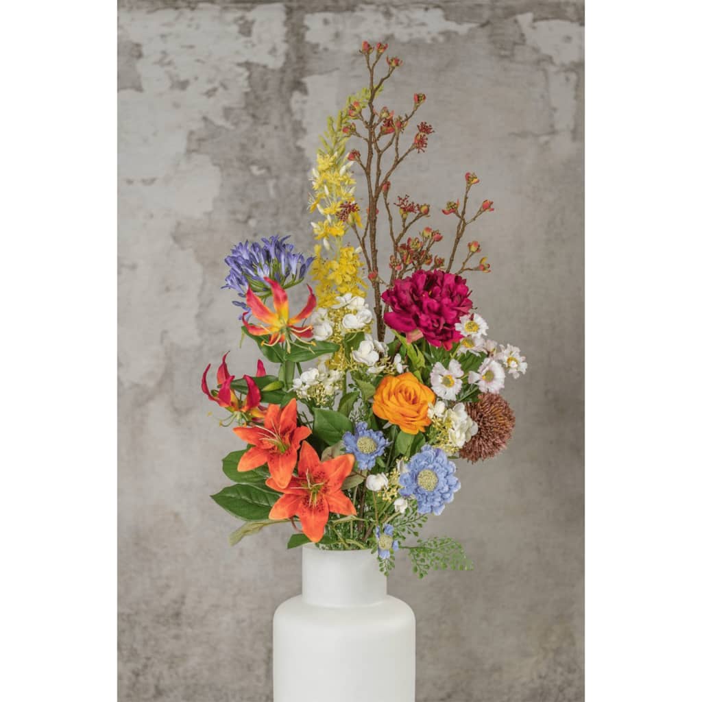 Smaragd kunstboeket flower bomb xl