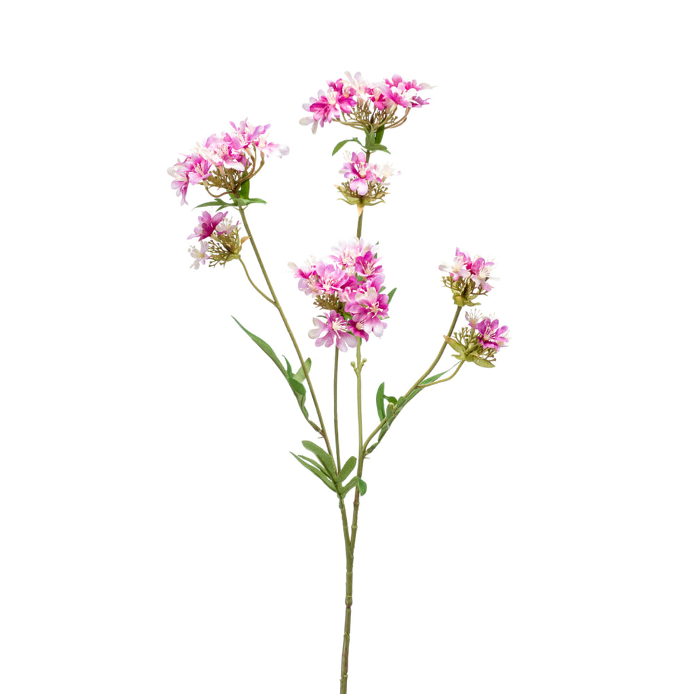 Basis kunstbloem paarse verbena 68 cm