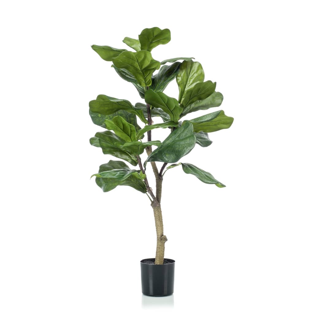 Smaragd kunstplant vioolbladplant 90 cm