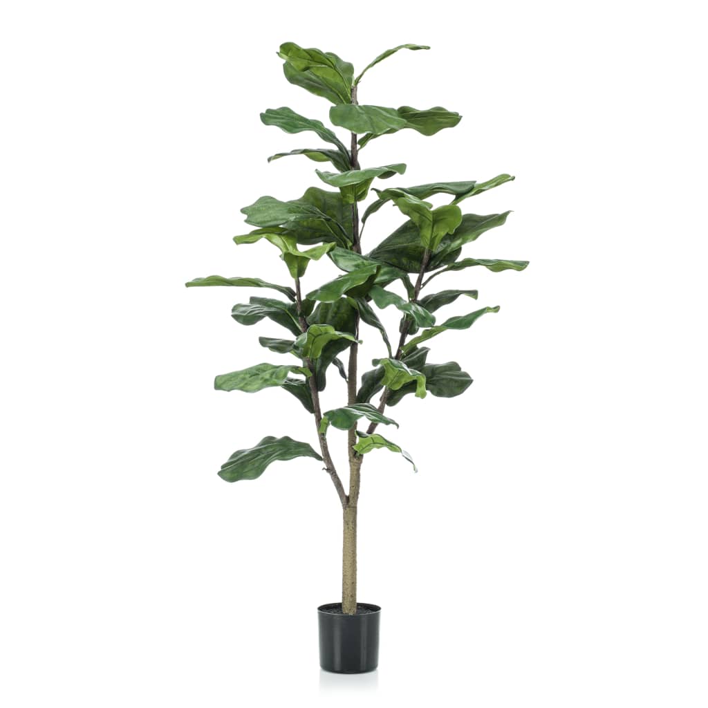 Smaragd kunstplant vioolbladplant 120 cm
