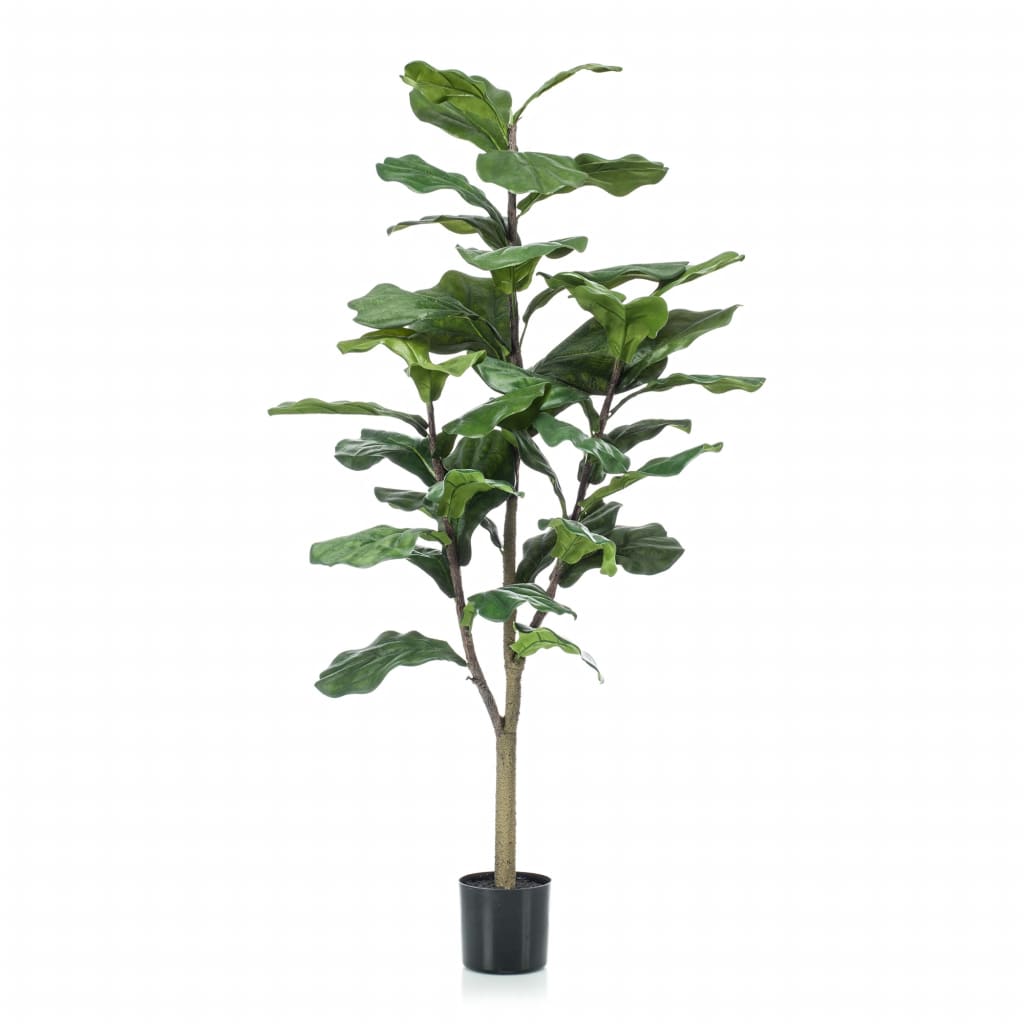 Smaragd kunstplant vioolbladplant 120 cm
