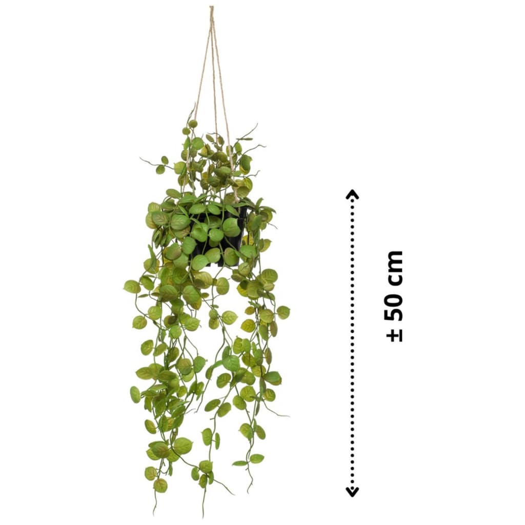 Emerald kunstplant hangend in pot lantaarnplant 50 cm