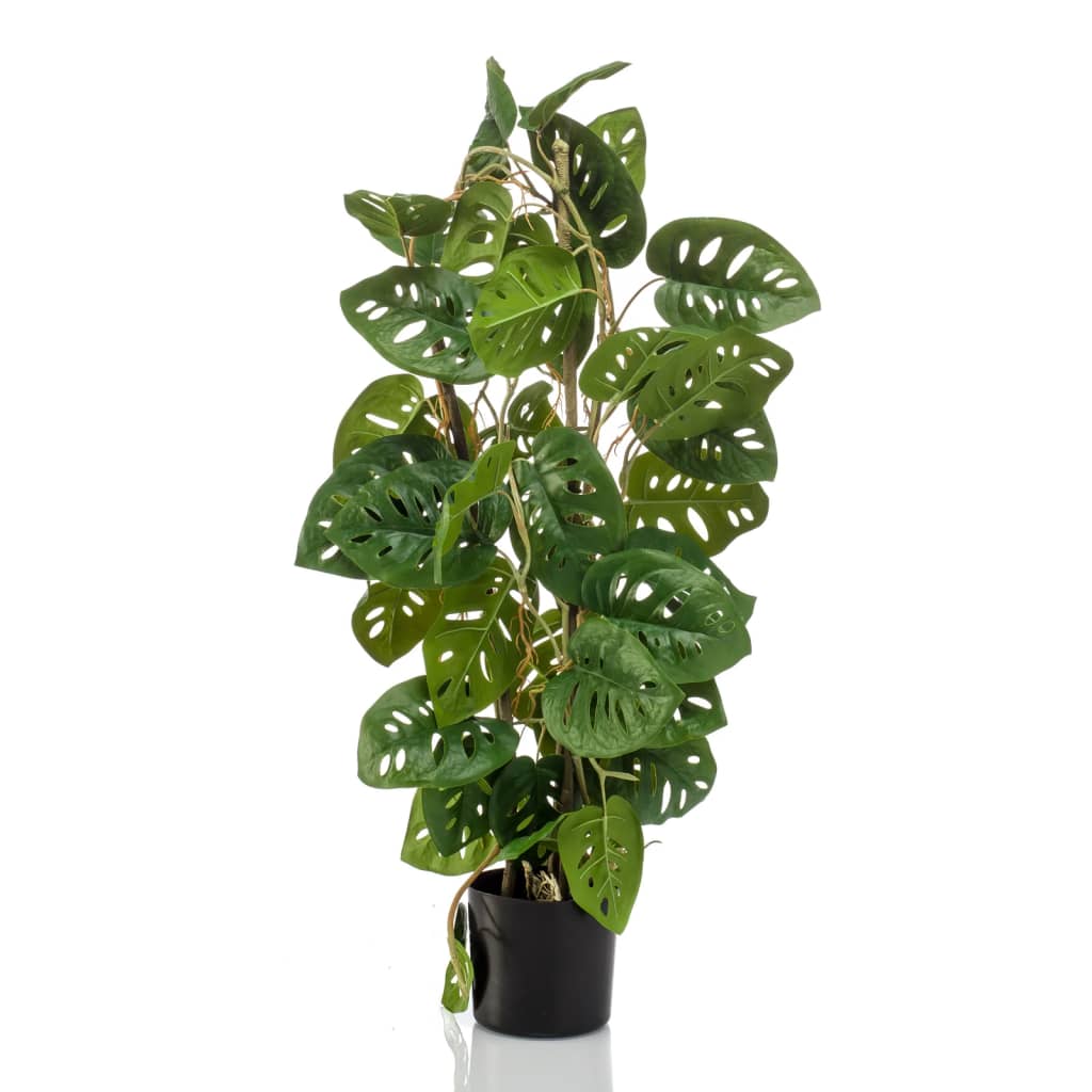 Emerald kunstplant in pot aap monstera 75 cm