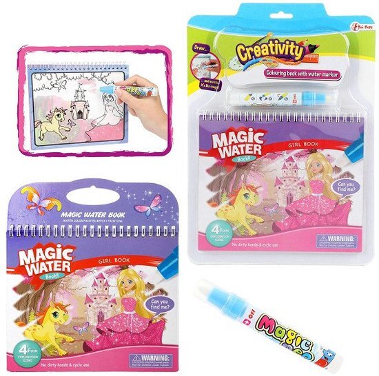 Creativiteit Kleuren met Water Prinses met Stift