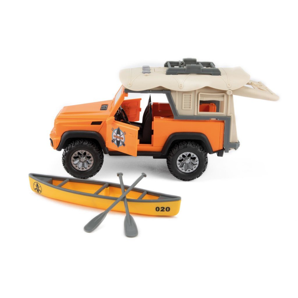 Toi-Toys Dierenwereld Jeep en Kano met Licht en Geluid