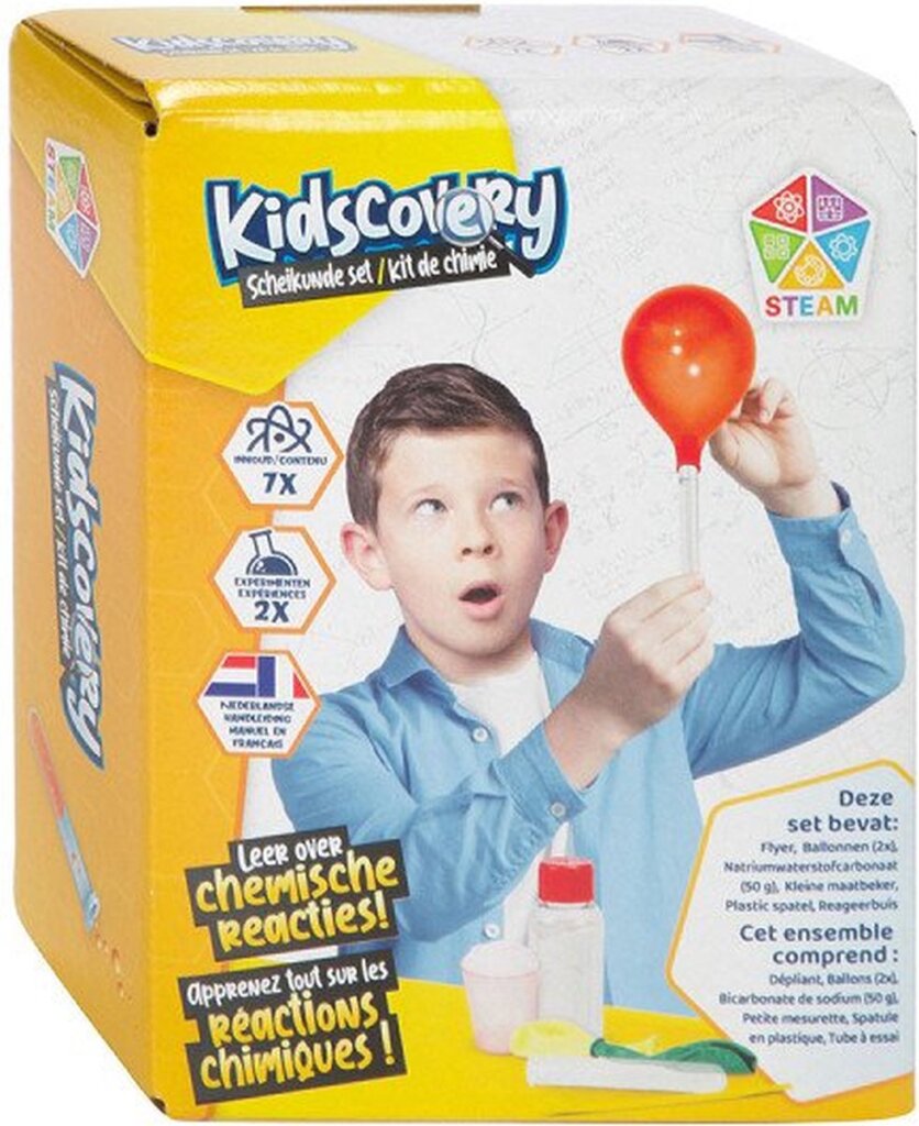 Kidscovery wetenschap scheikunde english frans