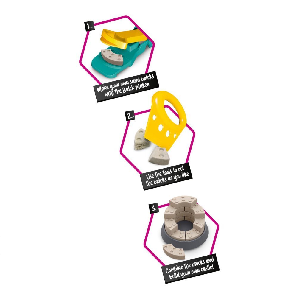 Kidscovery zandhuis bouwen set verschillende uitvoeringen