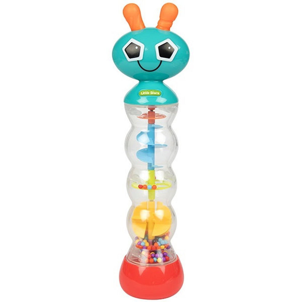 Toi-toys kleine sterren rups rammelaar met spiegel