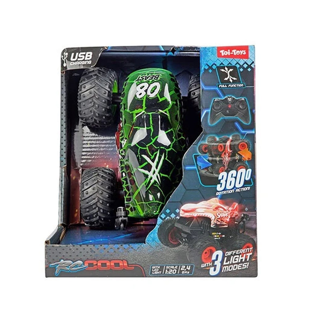 Toi-toys rc-coole monstertruck 1:20 + licht assorti