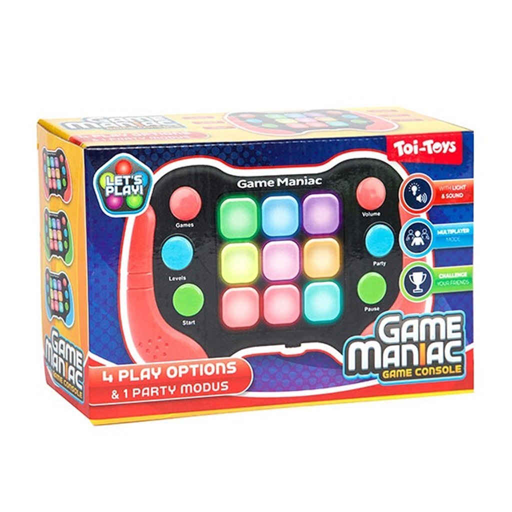 Elektronische spelgame maniak