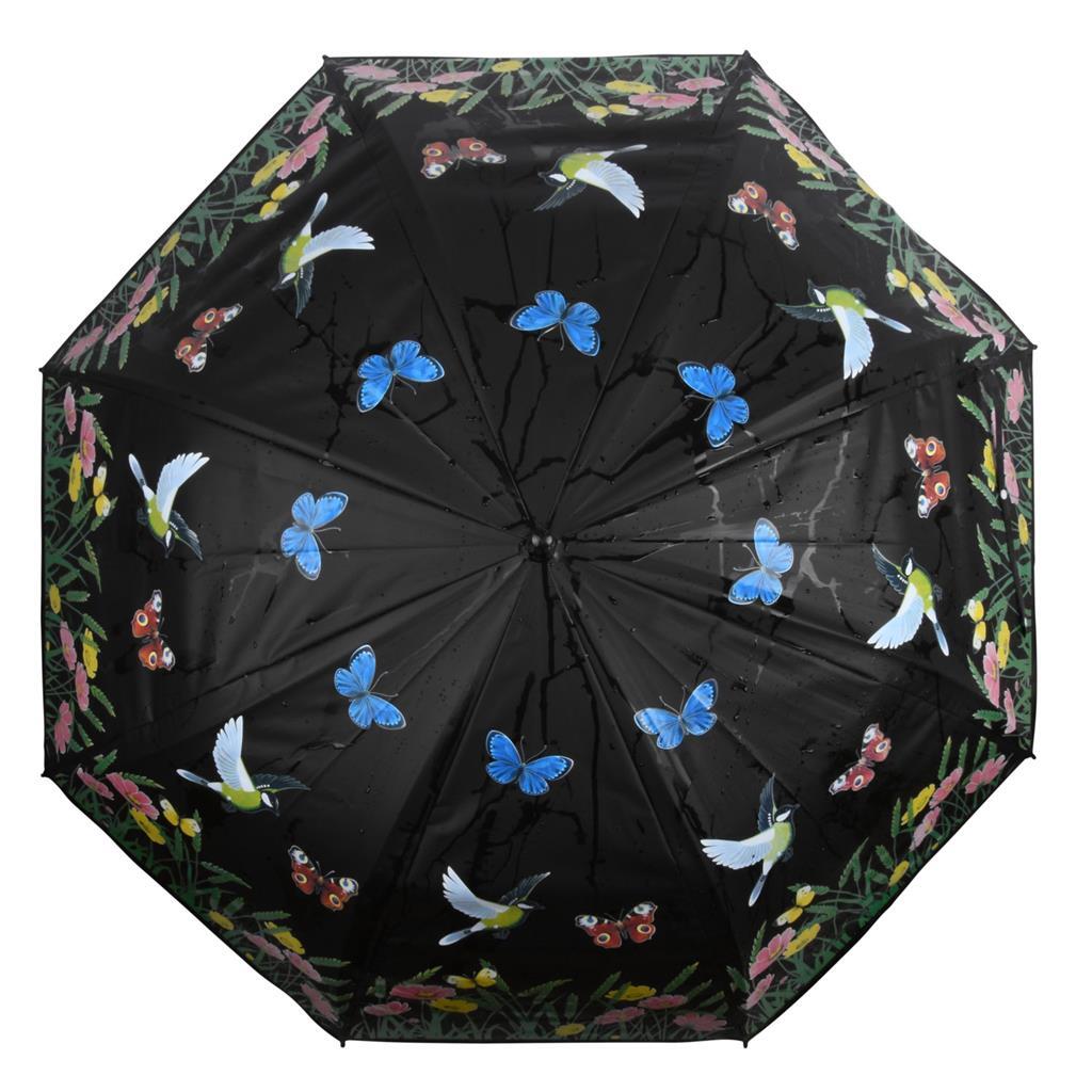 Esschert design kleur veranderende paraplu vogel