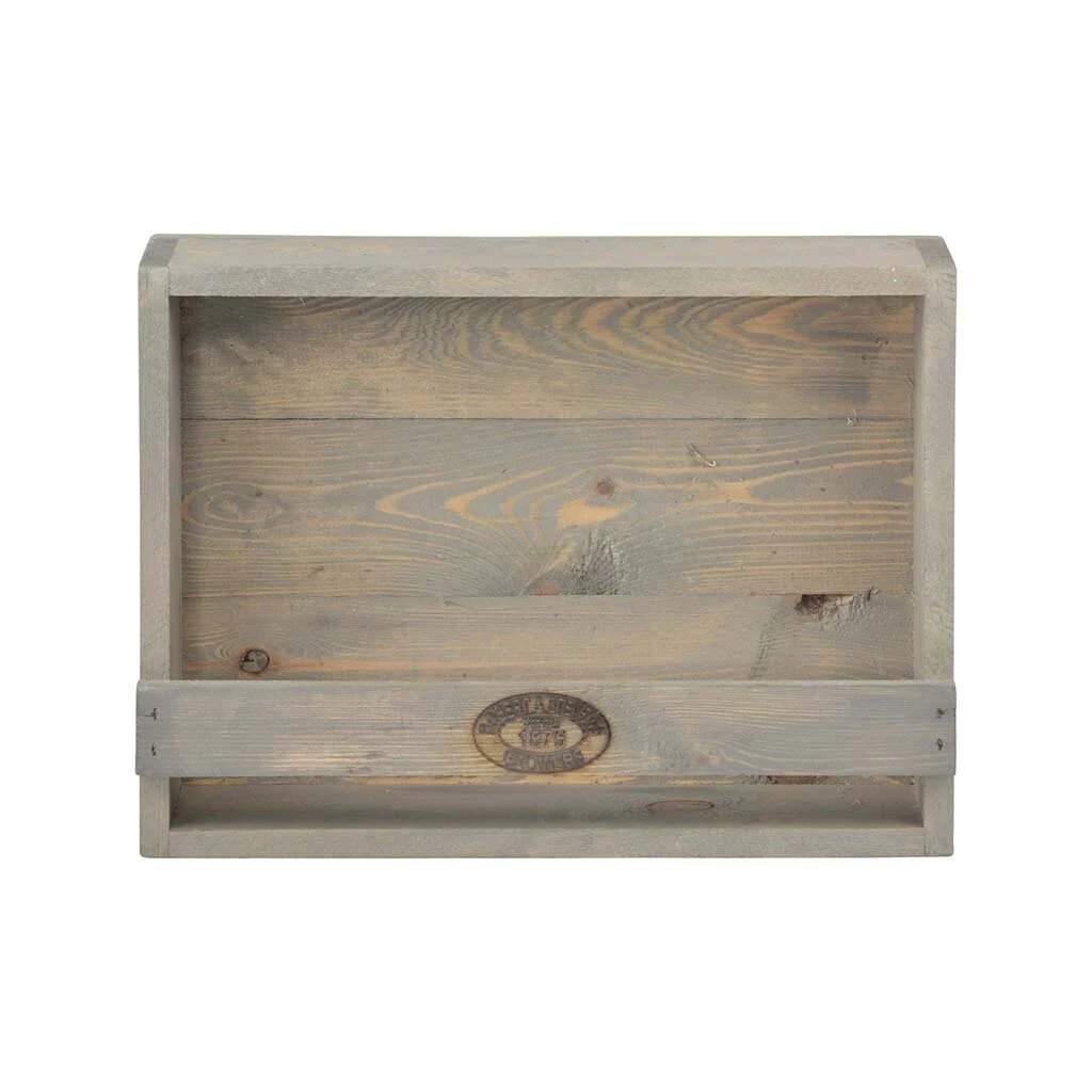 Esschert Design Esschert Design Houten Bloempothouder 12,3x39,1x28,9 cm Grijs