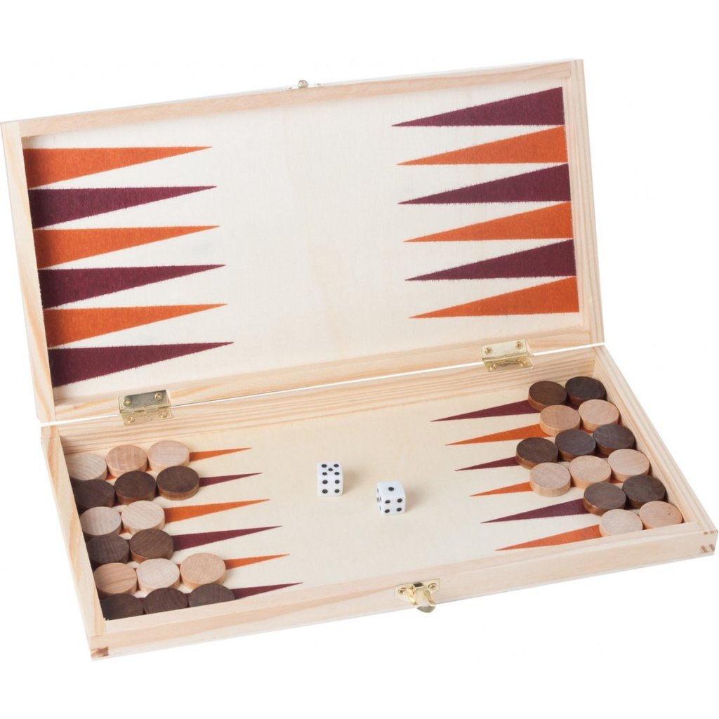 Longfield schaak backgammon cassette hout 30x16x4 cm | 2 stuks