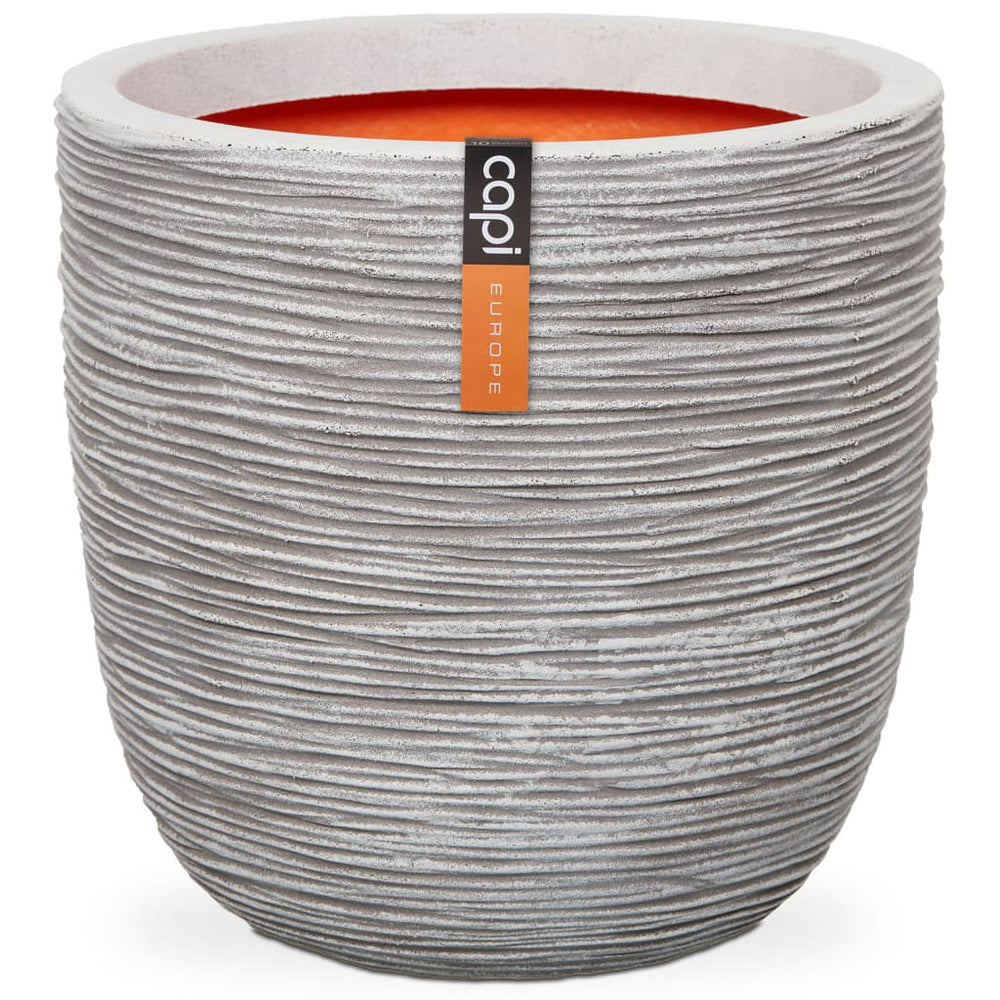 Capi bloempot naturel rib 54x52 cm ivoorkleurig kofi935