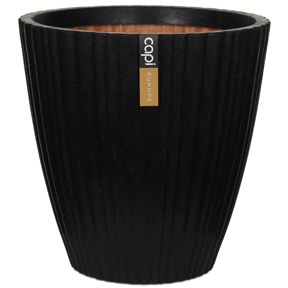 Capi Capi Bloempot Urban Tube kranen 55x52 cm zwart KBLT802