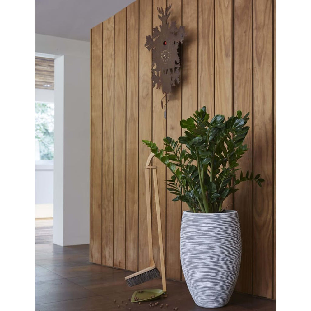 Capi bloempot naturel rib elegant deluxe 45x72 cm ivoorkleurig