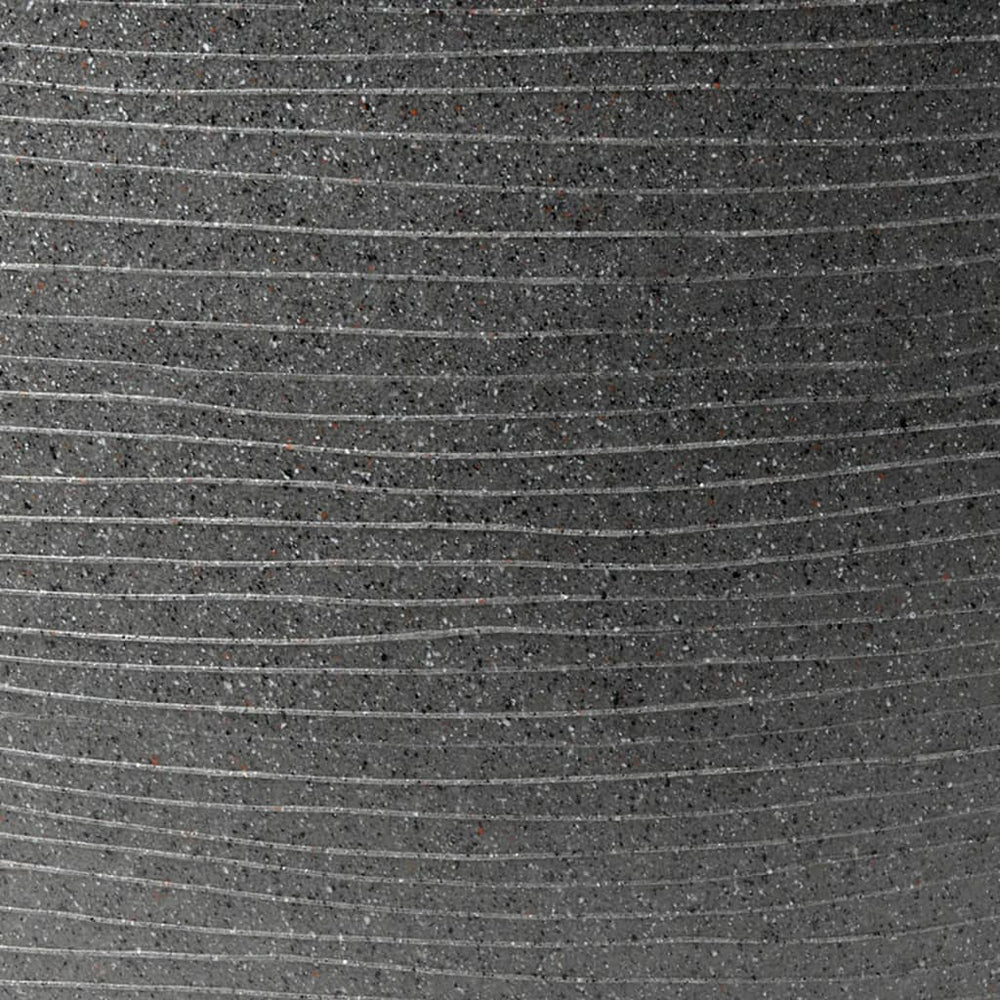 Capi Capi Bloempot Arc Granite kranen laag 48x35 cm antracietkleurig