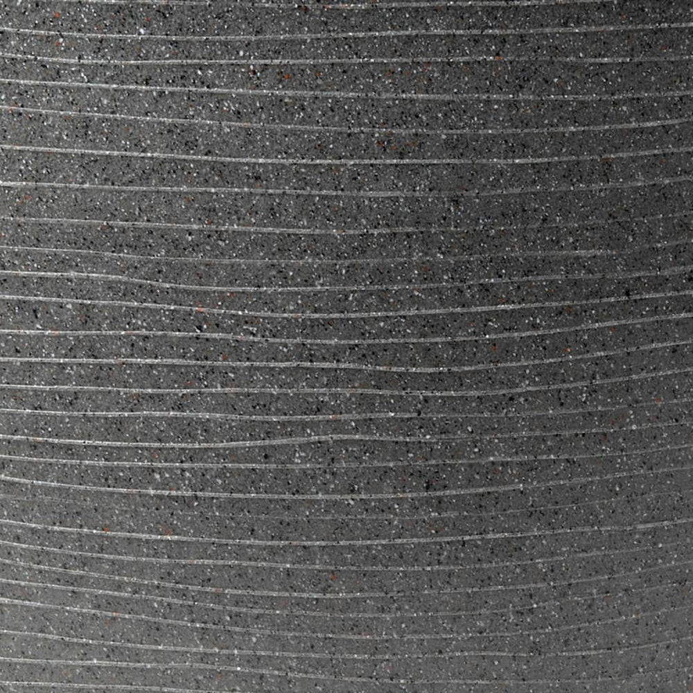 Capi Capi Bloempot Arc Granite kranen laag 34x25 cm antracietkleurig