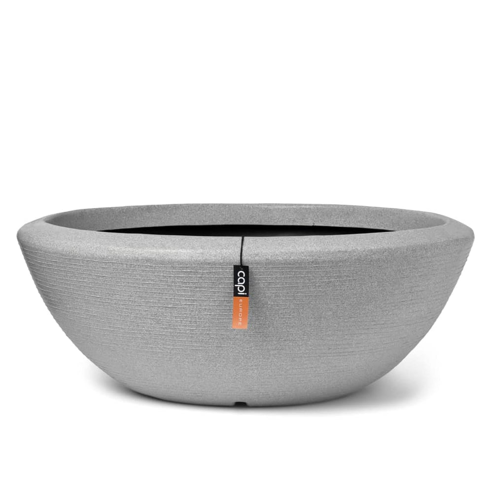 Capi bloempot boog graniet laag 61x25 cm ivoorkleurig