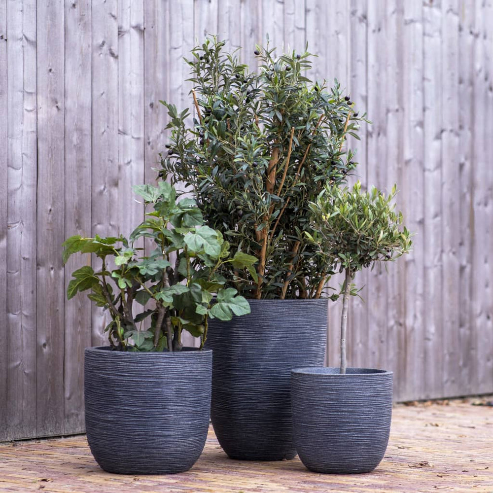 Capi plantenbak afvalrib laag elegant 46x58 cm grijs