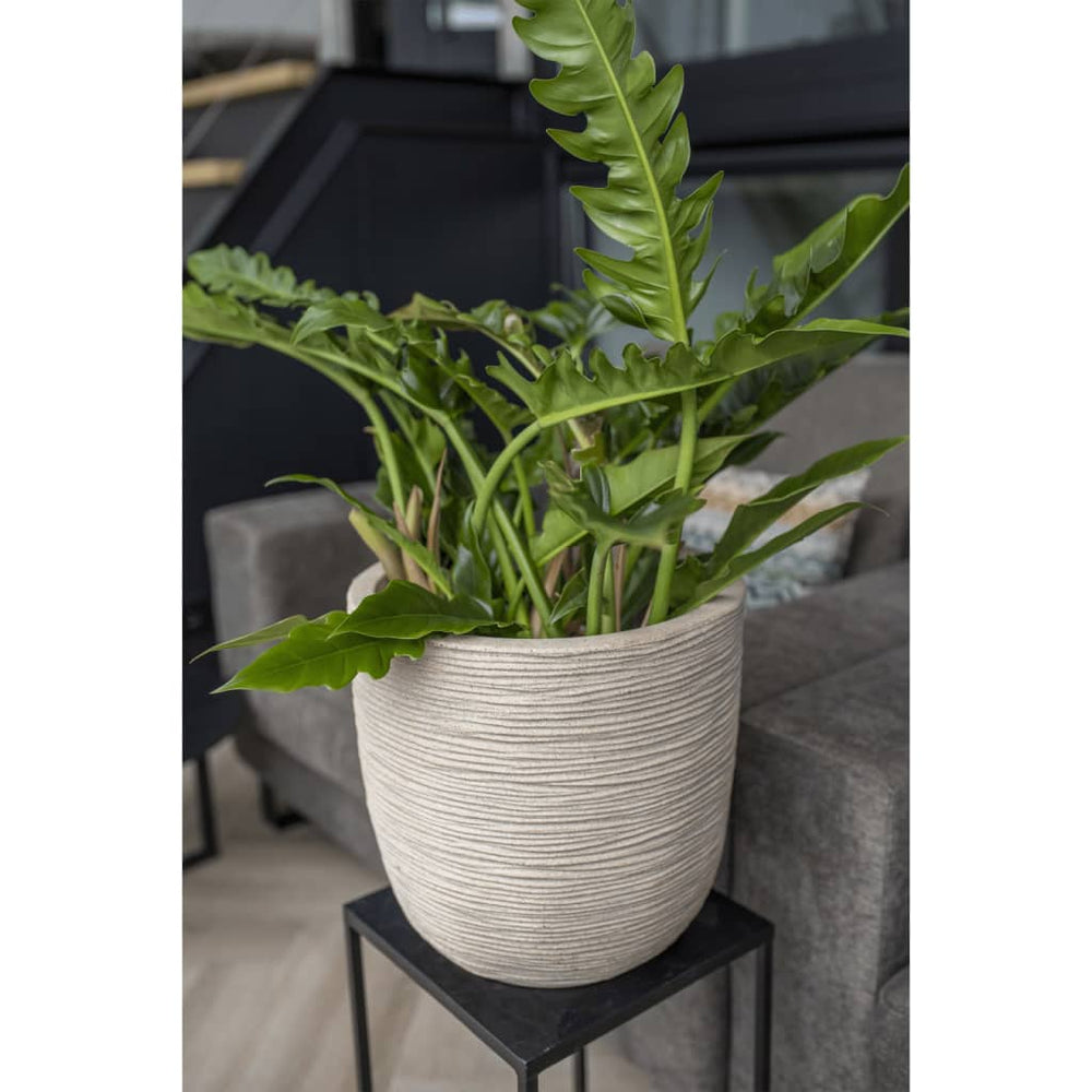 Capi plantenbak afvalrib 43x41 cm terrazzo beige