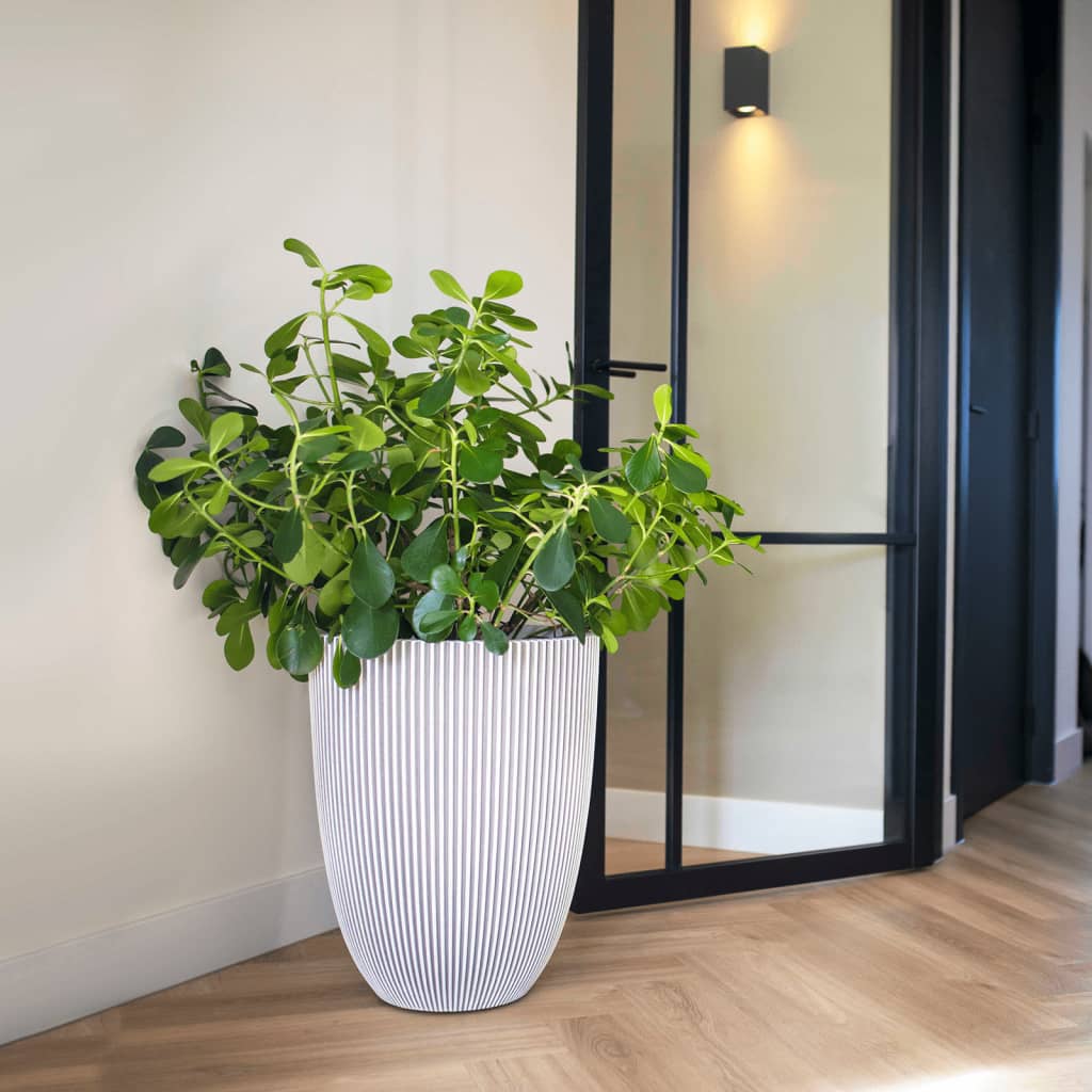 Capi bloempot groef elegant 34x46 cm ivoorkleurig