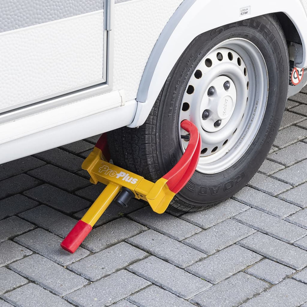 Proplus wielklem universeel max. breedte 26,5 cm geel rood