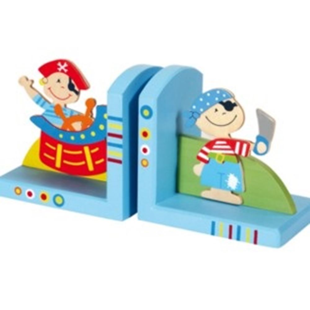 Simply for kids houten piraten boekensteunen