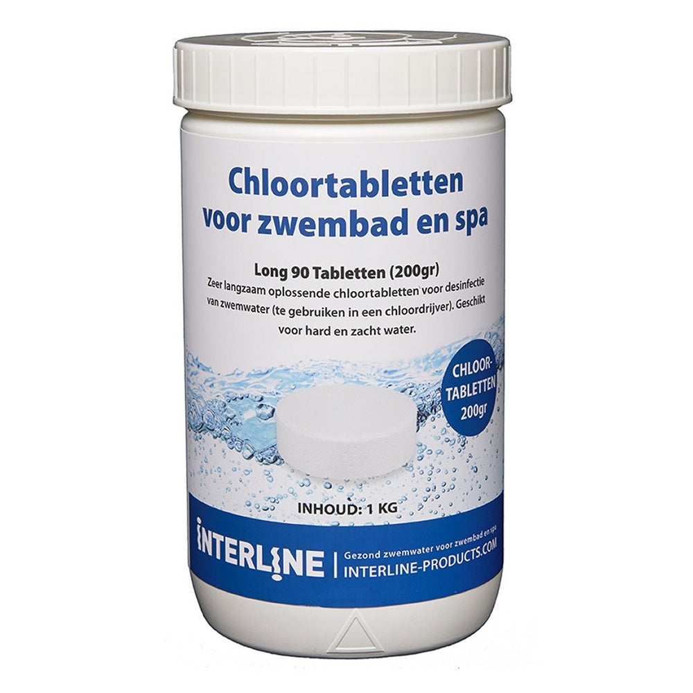 Interline Chloortabletten Lang90 200gram 1kg