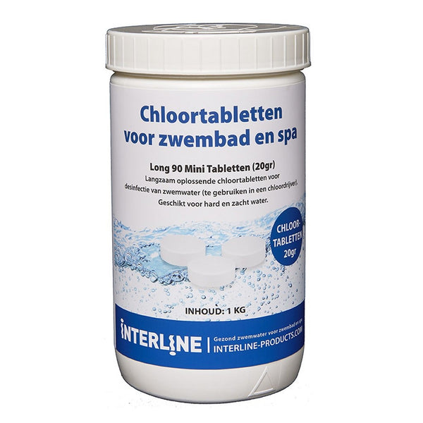 Interline Swimming Pool 20g Chlorine Tablets 1kg