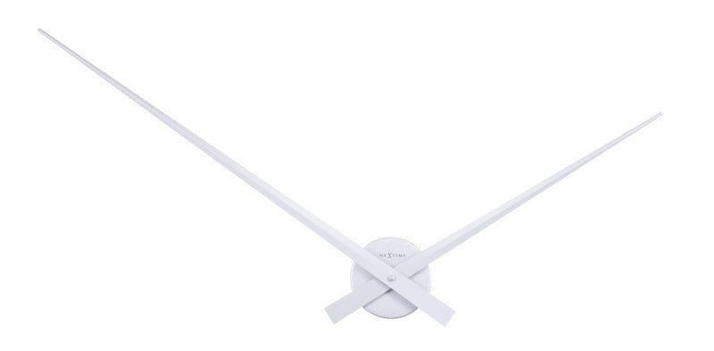 Nextime ne-2269zi wandklok dia. 85 cm, aluminium, zilver, wijzers