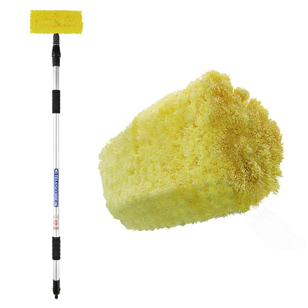 Proplus wasborstel met telescopische staal 3d 2,4 m 150685