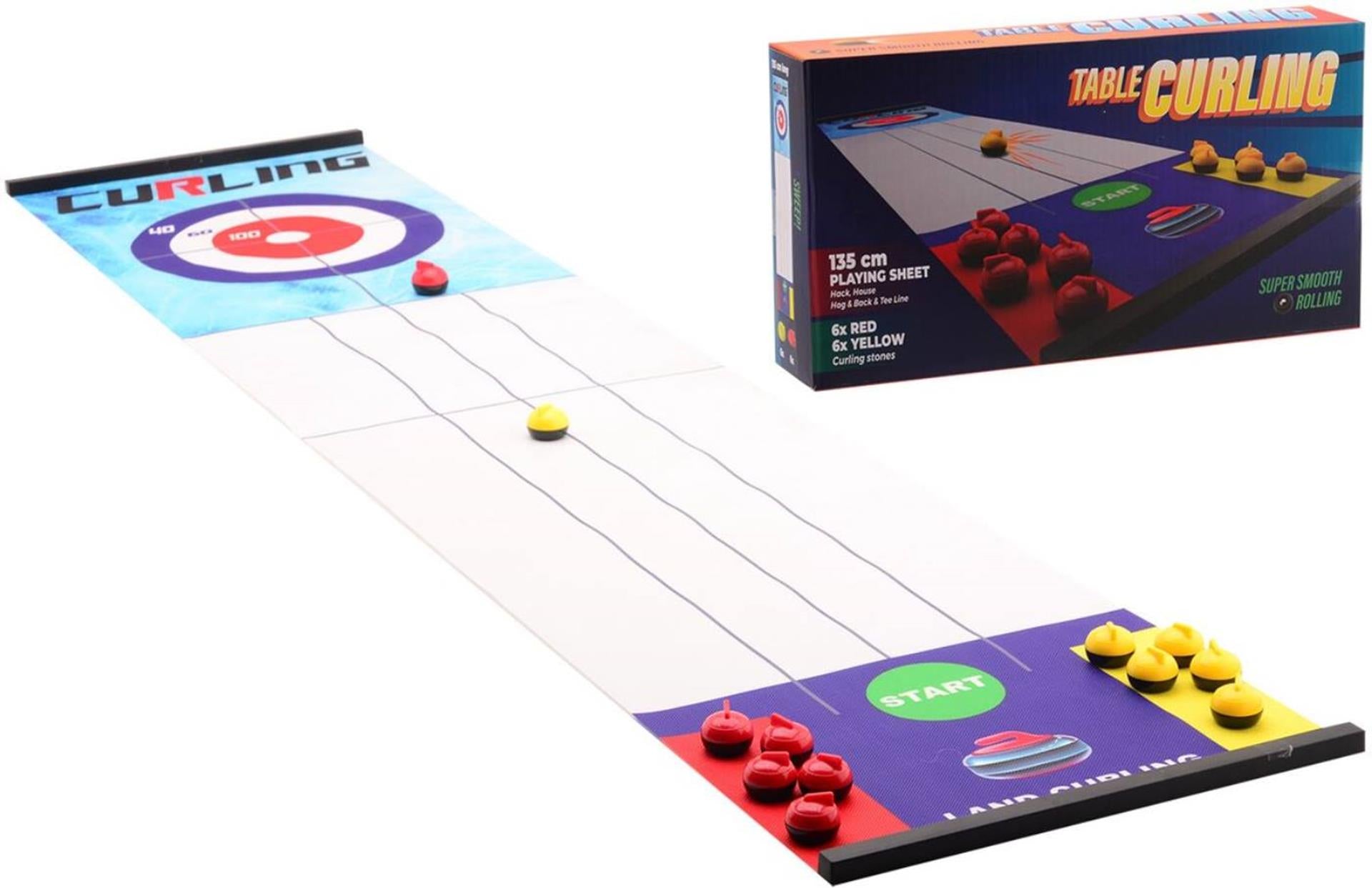Johntoy curling game voor op tafel