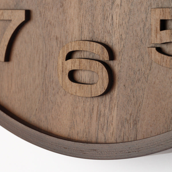 Nextime ne-3096br wandklok dia. 35 cm, hout, bruin, 'hout hout medium'